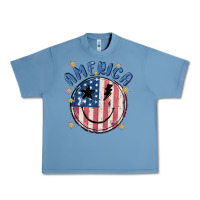 Pebble Blue America Urban Heavy Tee - MaliasSmallBusiness