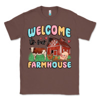Chestnut welcome to our farmhouse Classic Tee - MaliasSmallBusiness