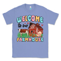 Colony Blue welcome to our farmhouse Classic Tee - MaliasSmallBusiness
