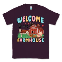 Plum welcome to our farmhouse Classic Tee - MaliasSmallBusiness