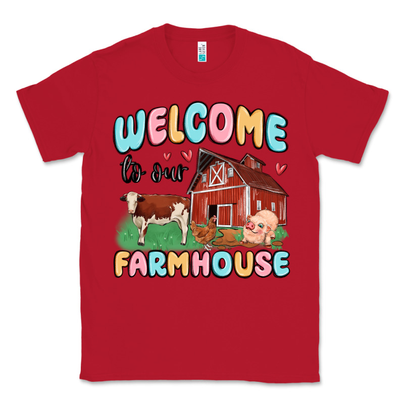 Welcome To Our Farmhouse Classic Tee by MaliasSmallBusiness | Teevron