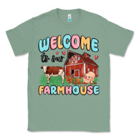 Sage welcome to our farmhouse Classic Tee - MaliasSmallBusiness