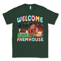 Sports Green welcome to our farmhouse Classic Tee - MaliasSmallBusiness