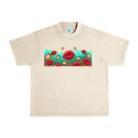 Sandshell lips and strawberries Urban Heavy Tee - AdoDesignShop