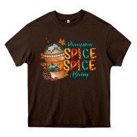 Chocolate Brown pumpkin spice baby Heavy Core Tee - RacoonDesign