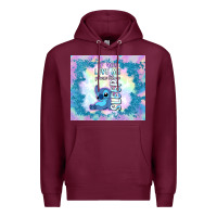 Burgundy if you love me please let me sleep Premium Hoodie - TumblerDesignByShophia