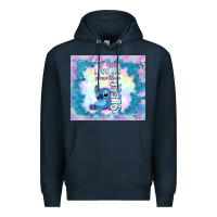 Navy if you love me please let me sleep Premium Hoodie - TumblerDesignByShophia