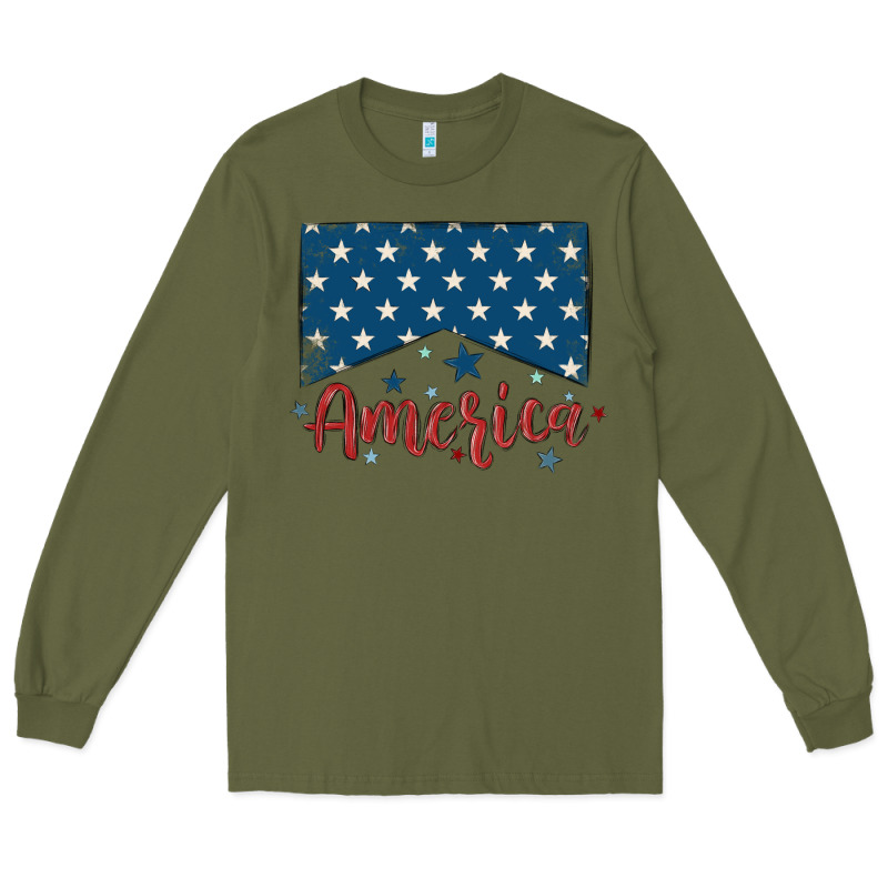 America Long Sleeve Tee by MaliasSmallBusiness | Teevron