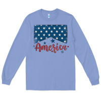 Colony Blue America Long Sleeve Tee - MaliasSmallBusiness