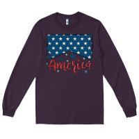 Plum America Long Sleeve Tee - MaliasSmallBusiness