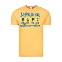 Vintage Mustard light it up Vintage Tee - MaliasSmallBusiness