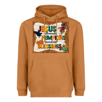 Meerkat jesus flannel's pumpkins blessings Heavyweight Hoodie - TumblerDesignByShophia