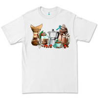 White coffee tools coffee cups Premium Tee - AdoDesignShop