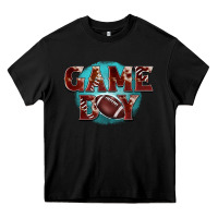 Black game day football Heavy Core Tee - BarkalooDesign