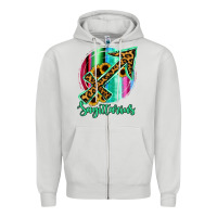 Dove Grey Sagittarrius Sign of Zodiac Zipper Hoodie - Bettercallsaul