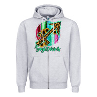 Heather Grey Sagittarrius Sign of Zodiac Zipper Hoodie - Bettercallsaul