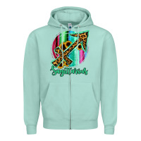 Seafoam Sagittarrius Sign of Zodiac Zipper Hoodie - Bettercallsaul