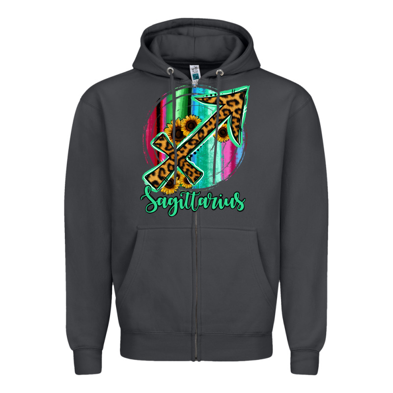 Sagittarrius Sign Of Zodiac Zipper Hoodie by Bettercallsaul | Teevron