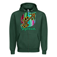 Sports Green Sagittarrius Sign of Zodiac Zipper Hoodie - Bettercallsaul