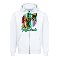 White Sagittarrius Sign of Zodiac Zipper Hoodie - Bettercallsaul