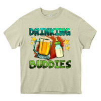 Mossy drinking buddies with baby bottle and beer Heavy Core Tee - HRA Design Shop