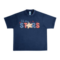 Navy oh my stars Urban Heavy Tee - MaliasSmallBusiness