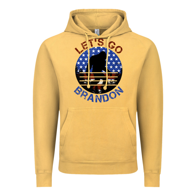 Let's Go Brandon Bigfoot Vintage Hoodie by Jasminsmagicworld | Teevron