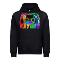Black Gaymer Urban Hoodie - FaDigitalArtStudio