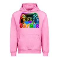 Fuchsia Pink Gaymer Urban Hoodie - FaDigitalArtStudio