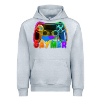 Heather Grey Gaymer Urban Hoodie - FaDigitalArtStudio