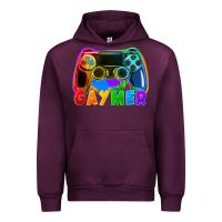 Mauve Wine Gaymer Urban Hoodie - FaDigitalArtStudio