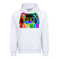 White Gaymer Urban Hoodie - FaDigitalArtStudio