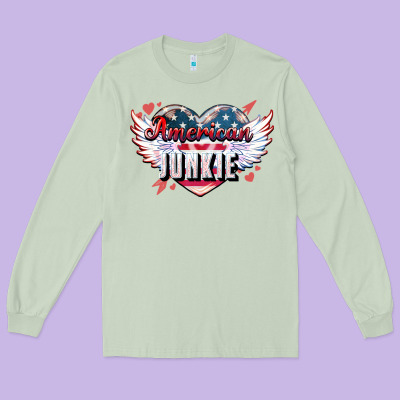 American Junkie Long Sleeve Tee Designed By Nancycooperartshop