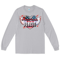Moon Dust American junkie Long Sleeve Tee - NancyCooperArtShop