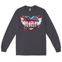 Smoke American junkie Long Sleeve Tee - NancyCooperArtShop