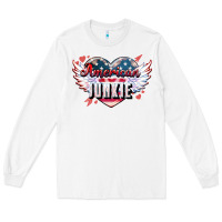 White American junkie Long Sleeve Tee - NancyCooperArtShop