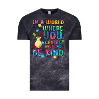 Cloud Black in a world where you can be anything Vintage Tee - MaliasSmallBusiness