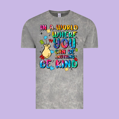 In A World Where You Can Be Anything Vintage Tee Designed By Maliassmallbusiness