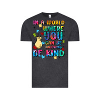 Vintage Black in a world where you can be anything Vintage Tee - MaliasSmallBusiness