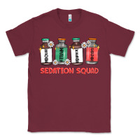 Burgundy sedation squad Classic Tee - MaliasSmallBusiness