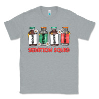 Heather Grey sedation squad Classic Tee - MaliasSmallBusiness
