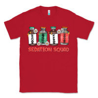 Red sedation squad Classic Tee - MaliasSmallBusiness