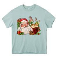 Arona santa and hot cocoa cup Heavy Core Tee - FaDigitalArtStudio