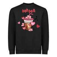 Black mama coffee cups Heavyweight Sweatshirt - MaliasSmallBusiness