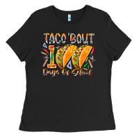Black taco bout 100 days of school Ladies Tee - RacoonDesign