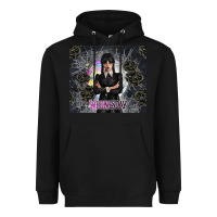 Black gothic girl with black rose Heavyweight Hoodie - TumblerDesignByShophia