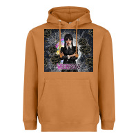 Meerkat gothic girl with black rose Heavyweight Hoodie - TumblerDesignByShophia
