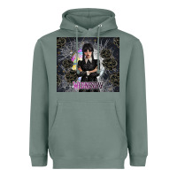Sage gothic girl with black rose Heavyweight Hoodie - TumblerDesignByShophia