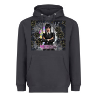 Smoke gothic girl with black rose Heavyweight Hoodie - TumblerDesignByShophia