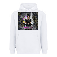 White gothic girl with black rose Heavyweight Hoodie - TumblerDesignByShophia